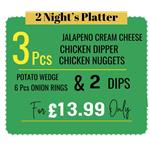 2 Night's Platter