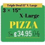 Triple Deal 15" X-Large
