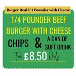 Burger Deal 1/4 Pounder with Cheese